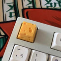 Cute Personality Resin Cheese Key Cap