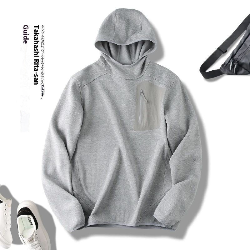 Autumn And Winter Sports Leisure Hooded Fleece Sweater Base