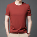 Waffle Crew Neck T-shirt Men's Summer Short Sleeve Quick-drying Classic Casual Loose Thin Top