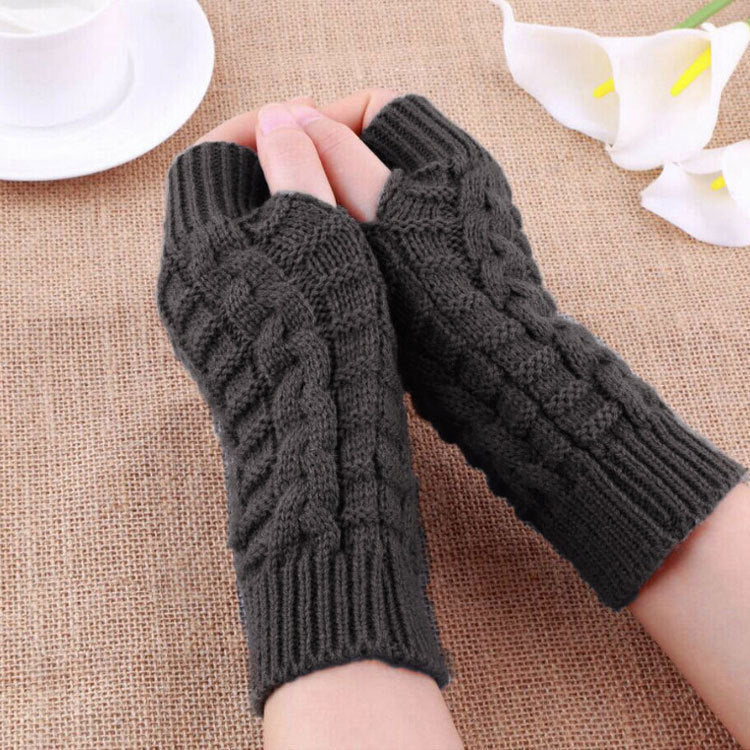 Women's Popular Winter Fingerless Gloves Warm