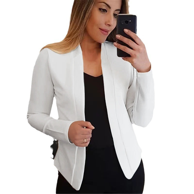 Small Suit Long Sleeve Cardigan Jacket Top