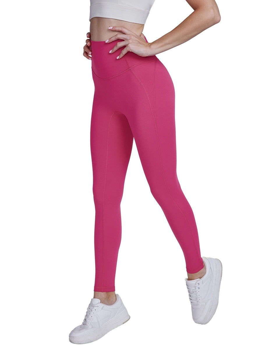 Reflective Printed Sports Leggings With Pockets