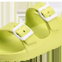 Women's Slippers Double Buckle Outer Wear Thick Bottom Non-slip Beach Sandals