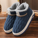 Winter Leather Waterproof Cotton Shoes Women