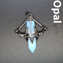 Cupid Sword Crystal Pendant Pallisandro Classico