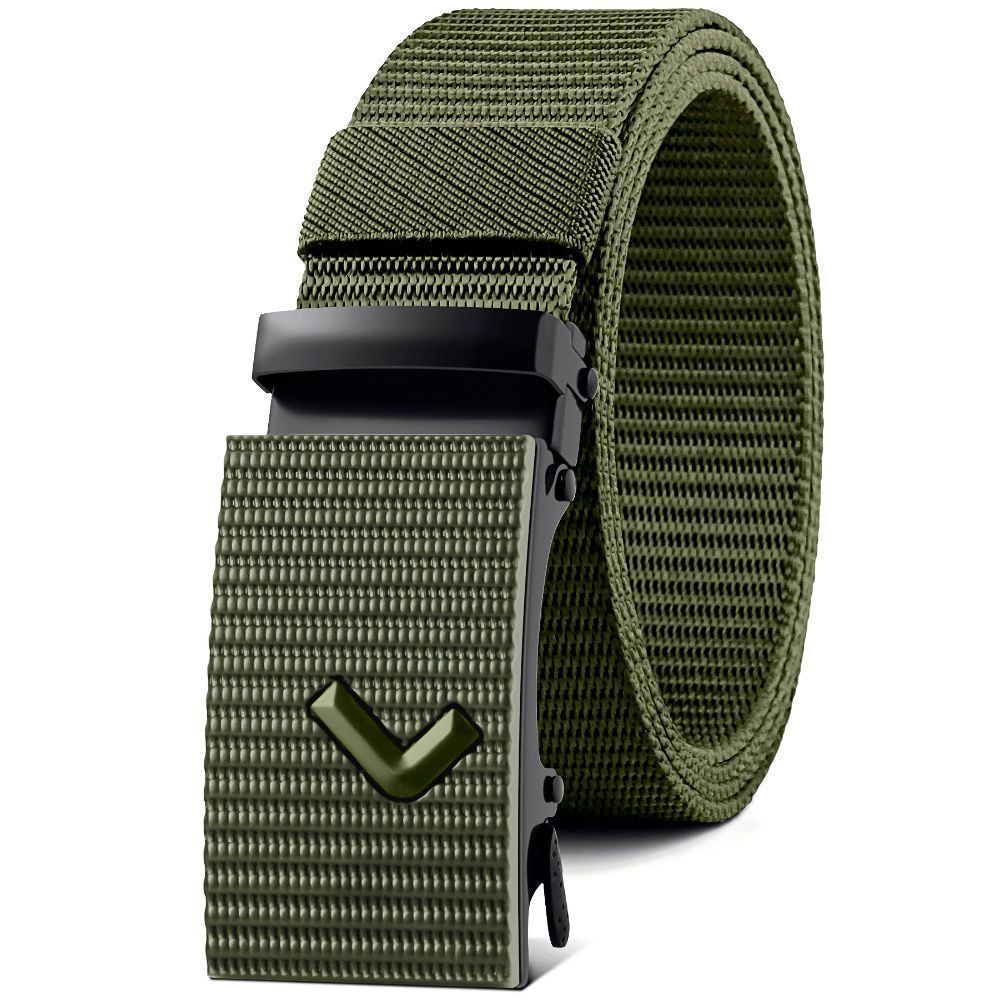 Nylon Waistband Men's Automatic Buckle Outdoor Canvas Belt