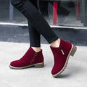 Winter Boots Cotton Boots Women's Boots Low Heel Square Heel