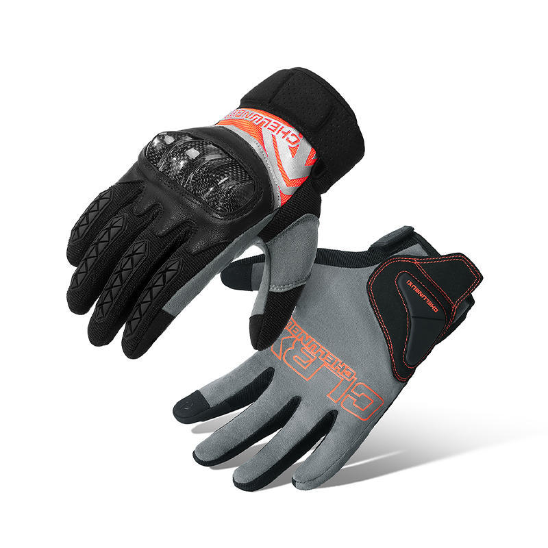 Motorcycle Riding Gloves Made Of Carbon Fiber