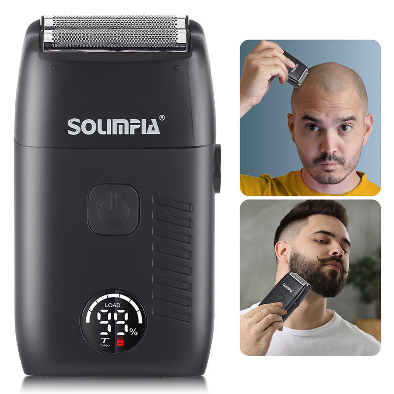 Duplex Men's Electric Shaver USB Digital Display Washing And Shaving Head Machine