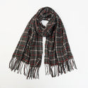 Men's And Women's Cashmere Plaid Tassel Scarf