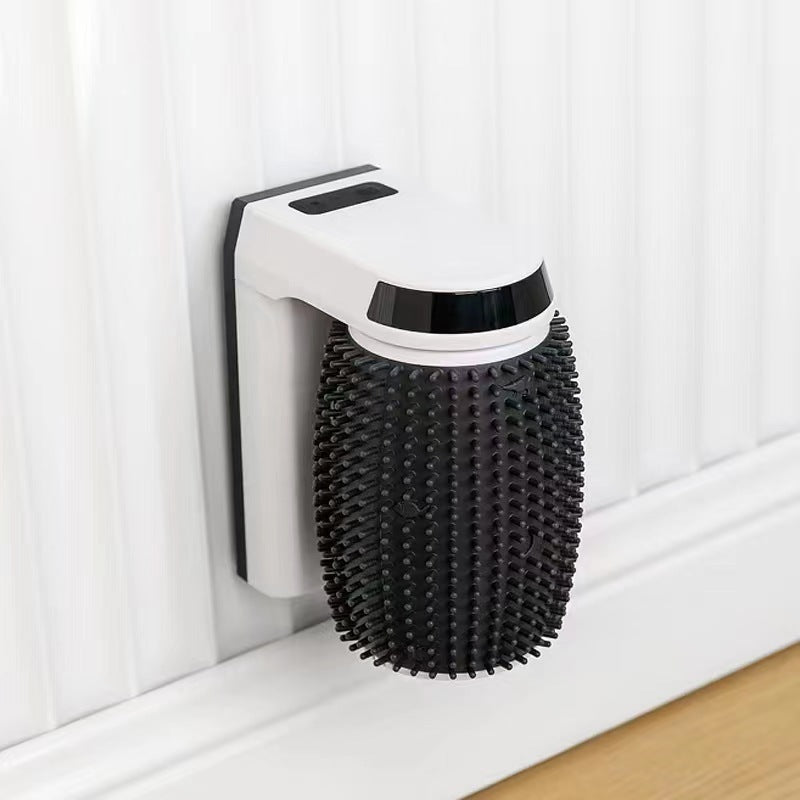 Automatic Cat Self Groomer Wall Corner Brushes Soft Cat Corner Scratcher Self Grooming