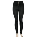 High Waist Lace-up Belly Contracting And Close-fitting Leggings