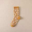 Autumn And Winter Ins Tide Mid-calf Thick Needle Double Needle Women's Socks