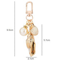 Fashionable New Cartoon Conch Tassel Key Chain