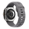حزام سيليكون قابل للتطبيق على ساعة Ultra Wave Reverse Buckle مقاس 47 مم