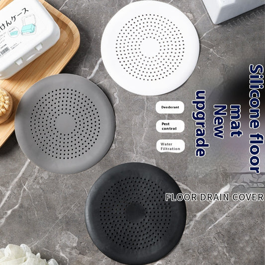 Sink Silicone Floor Drain Cover Bathroom Drain Hair Filter