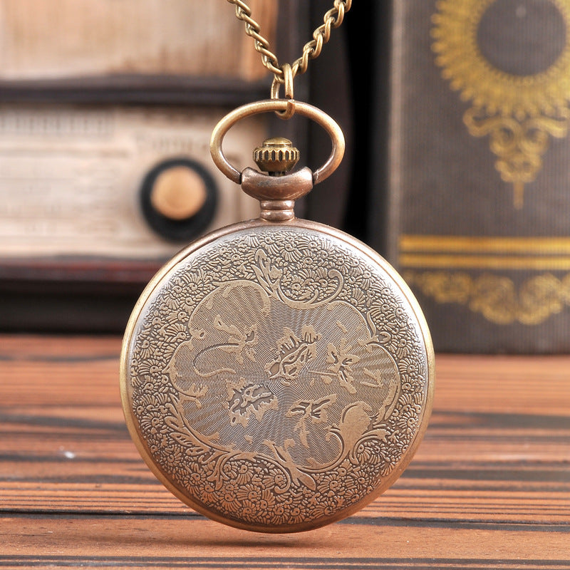 Alloy Quartz Pocket Watch Round