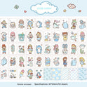 Stickers Hand Account Painting Heart Stickers Notebook Special Screen Protector Japanese Paper Cartoon Characters