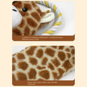 Funny Plush Dog Toys Stuffed Animal-Shaped Zebras Elephant Pet Chew Squeaky Toy Bite Resistant With Rope