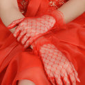 Wedding Dress Lace Mesh Gloves