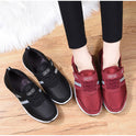 Soft Bottom And Velvet Thickened Warmth And Non-slip Women's Walking Shoes