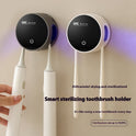 Disinfection Toothbrush Holder Double UVC UV Sterilization Drying Portable Disinfection Box USB Charging