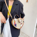 Straw Silk Scarf Spring Simple Shoulder Messenger Phone Bag