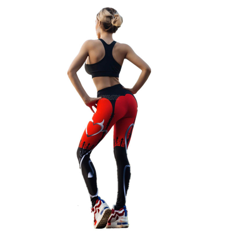 Ladies Yoga Running Training Tight Fashion Pants