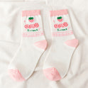 Mid-calf Autumn And Winter Pure Cotton Cartoon Cute Thigh High Socks