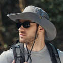 Summer New Men's Sun-shade Big Brim Sun Protection Hat