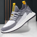 New Style Men's Shoes Casual Shoes Breathable Flying Woven Running Shoes