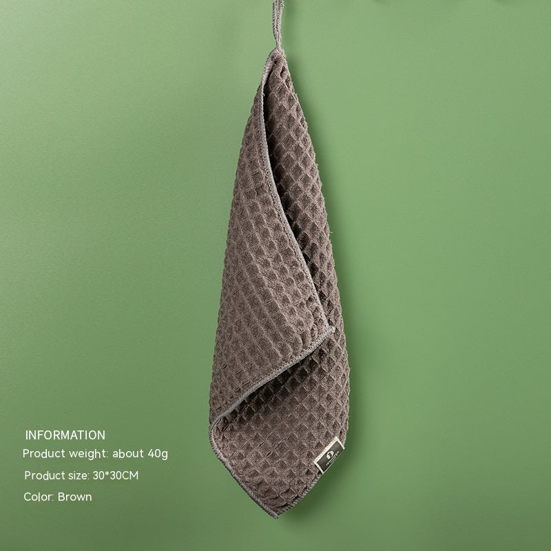 Microfiber Skin-friendly Non-lint Waffle Microfiber Towel