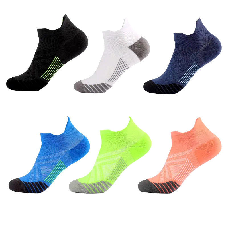 Sports Compression High Elastic Nylon Color Matching Soccer Socks