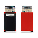 Men's Anti-theft Brushed Metal Wallet Ultra-thin