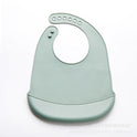 Thin Baby Eating Silicone Baby Bibs Oil-proof Waterproof Maternal And Child Supplies