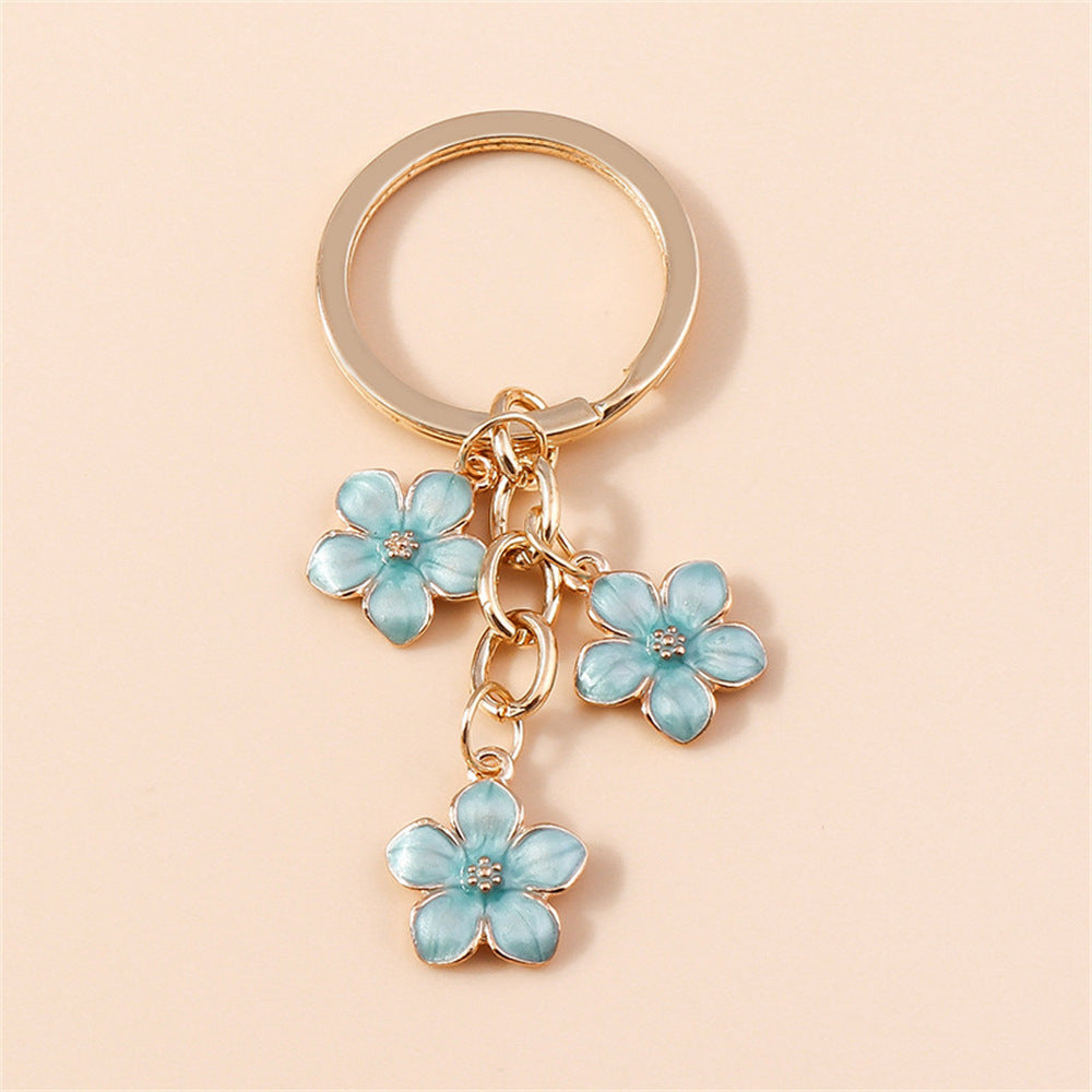 Sweet Girly Cherry Blossom Keychain