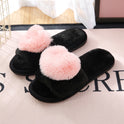 Plush Slippers Women's Cross Section To Keep Warm