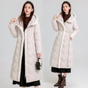 Long Overknee Down Cotton-padded Coat Lightweight Mom Coat