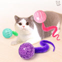 Interactive Cat Ball Toy Interactive Worm Bouncy Balls Cat Toy Safe Indoor Cats Toy Balls For Indoor Cats Kitten