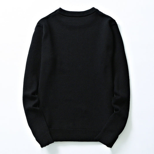 New Sweater Fashion Round Neck Casual Long Sleeve Men's