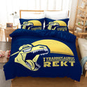 Dinosaur 3D Bedding Three-piece Home Textile Set