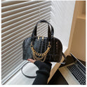 New Stone Pattern Chain Personality Shoulder Bag