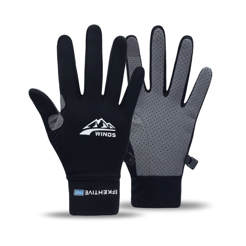 Fitness Cycling Gloves Half Finger Touch Screen Breathable Sunscreen Gloves For Men And Women