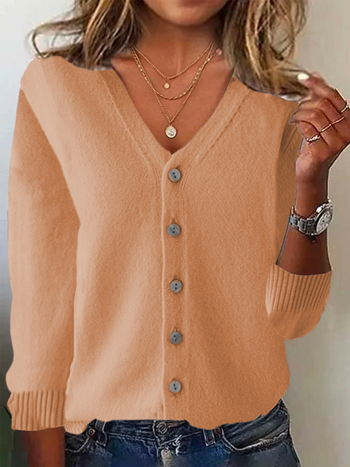 Women's Spring And Summer Knitted Sweater Coat