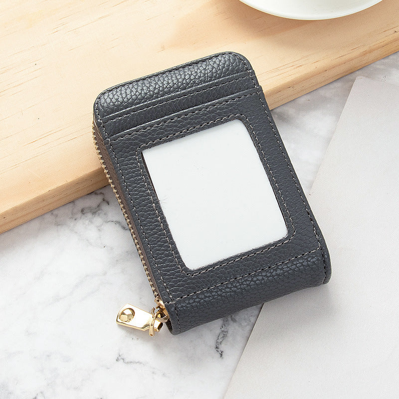 Card Holder Women's Anti-degaussing Mini And Simple Multi-function