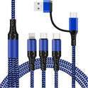 Fast Charging Five-in-one Data Cable, One For Three Charging Cables