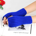 Knitting Wool Gloves Straight Arm Knitted Warm