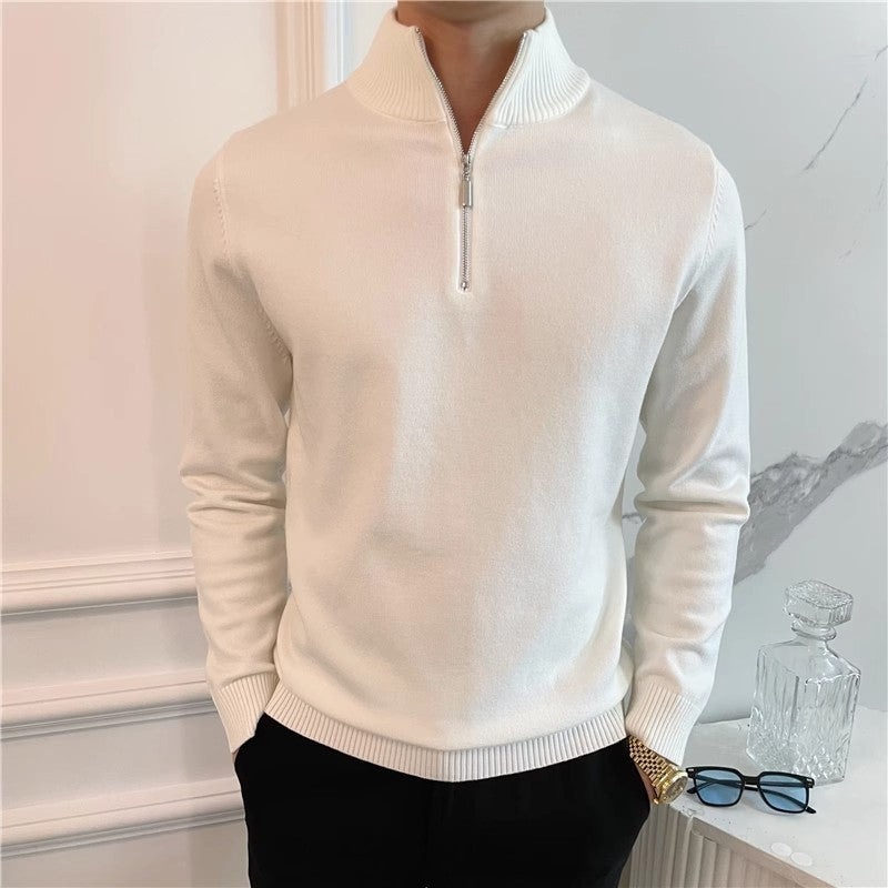 Men's Solid Color Fashion Knitwear Sweater