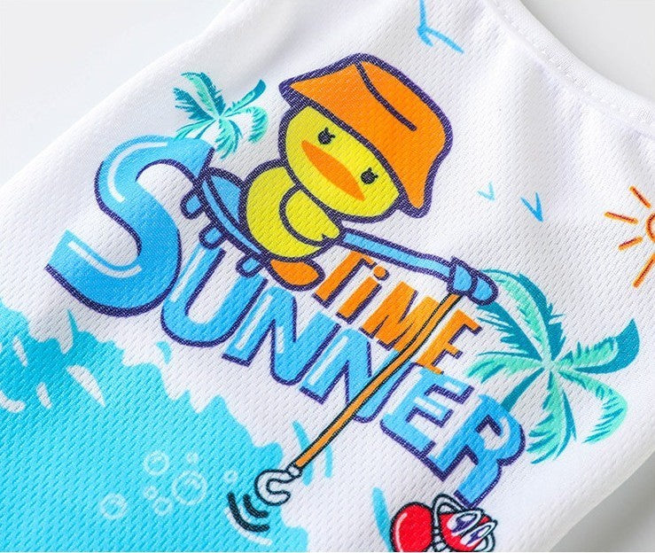 Summer Thin Cartoon Printed Pet Clothing