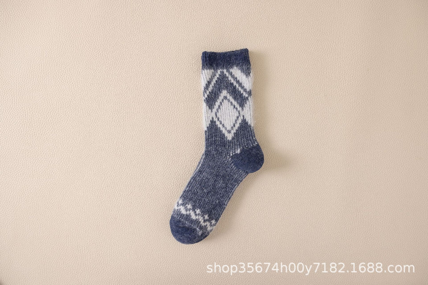 Autumn And Winter Ins Tide Mid-calf Thick Needle Double Needle Women's Socks